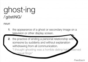 What's the Craic With Ghosting? (And no, it's NOT the same as No Contact!)
